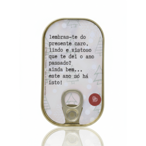 Lata de sardinhas de chocolate presente Vistoso