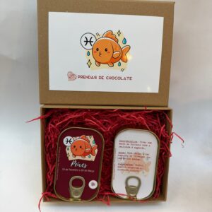 Caixa Sardinhas Zodíaco Peixes