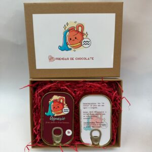 Caixa Sardinhas Zodíaco Aquário