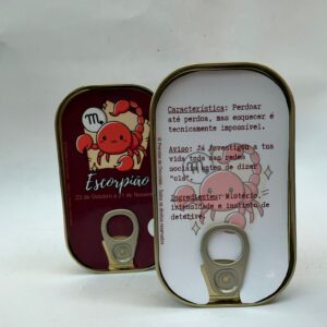 Caixa Sardinhas Zodíaco Escorpião